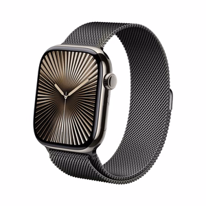 Crong Milano Steel nerūsējošā tērauda siksniņa Apple Watch 38 / 40 / 41 / 42 mm, grafīta krāsā