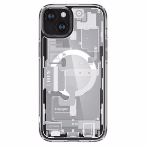 Spigen Ultra Hybrid Mag apvalks ar MagSafe iPhone 15 Plus - balts (Zero One raksts)