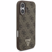Guess 4G Strap Triangle Logo Magnētiskais viedtālruņa apvalks iPhone 17 - brūna