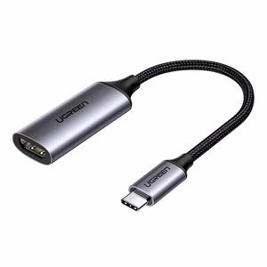 Ugreen USB Type C uz HDMI 2.0 adapteris 4K @ 60 Hz Thunderbolt 3 MacBook / PC pelēks (70444)