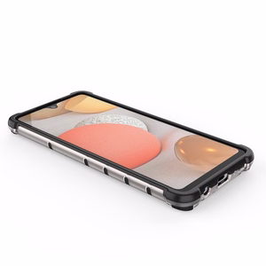 Honeycomb vāciņš bruņots ar TPU buferi Samsung Galaxy A42 5G melns