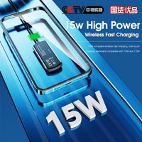 Bezvadu lādētājs Essager "Aurora" Magnetick Statīvs / Lādētājs Melns 15W (Magsafe Compatible)