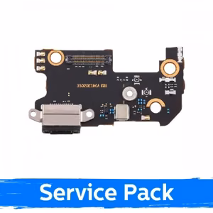 Uzlādes ports saderīgs ar Xiaomi Mi 8 ar elastīgais kabelis / Plata (Service Pack)