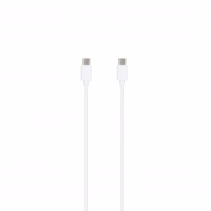 SEEK TOTI 20W Type-C PD Wall Fast Charger with Type-C to Type-C, 1 m PVC Data Cable 3A, White