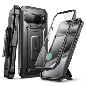 Supcase Unicorn Beetle Pro viedtālruņa apvalks, paredzēts Google Pixel 10 / 10 Pro – melns