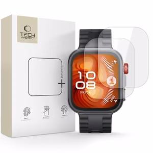 Tech-Protect Glass Fit+ 2-pack rūdītais stikls Huawei Watch Fit 4 Pro - caurspīdīgs