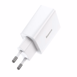 Baseus Speed Mini Quick Charger, USB-C, PD, 3A, 20W (white)