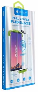 Ekrāna aizsargstikls Bestsuit Flexible Hybrid Glass 5D (Hot Bending) priekš Samsung S918 S23 Ultra, saderīgs ar maciņu, melns