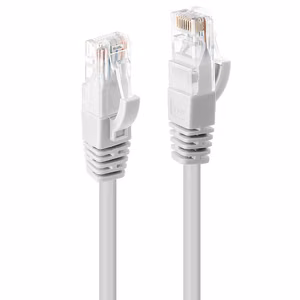 Lindy CAT6 U/UTP tīkla kabelis 0.5m balts