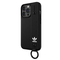 Adidas OR apvalks ar rokas siksniņu iPhone 13 Pro /13 6.1" melns/melns 47109