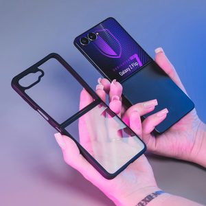 3mk Satin Armor Case+ для Samsung Galaxy Z Flip 7 - прозрачный чёрный