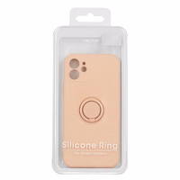 Vennus Silikona gredzens piemērots Xiaomi Redmi Note 11 5G/Note 11S 5G/Poco M4 Pro 5G gaiši rozā