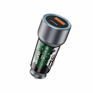 Dudao R4T 25W USB-A / USB-C Car Charger - Gray