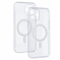 TEL PROTECT MagSilicone viedtālruņa apvalks Iphone 12 Pro Max caurspīdīgs