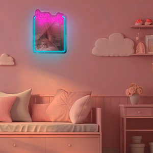 Neon MIRROR LED LOVE YOURSELF tirkīza rozā FMNE01 Forever Light