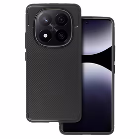 Tel Protect Carbon Elite viedtālruņa apvalks Xiaomi Redmi Note 14 Pro 5G melns