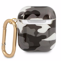 Guess GUA2UCAMG AirPods apvalks melns/melns Camo kolekcija