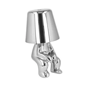 Nakts lampa Silver Man dizains L