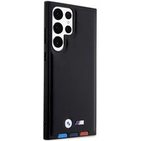 BMW BMHCS23L22PTDK S23 Ultra S918 melns/melns ādas apvalks Trīskrāsu