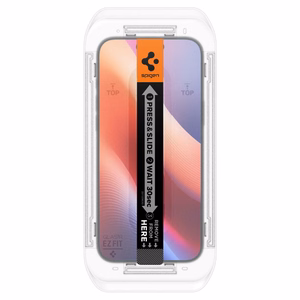 Spigen Glas.tR EZ Fit privātuma rūdīto aizsargstiklu komplekts iPhone 16 Pro Max / 17 Pro Max – 2 gab.