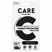 CARE by PanzerGlass Feature Tango 2in1 Portfeļa tipa apvalks priekš iPhone 16e - melns