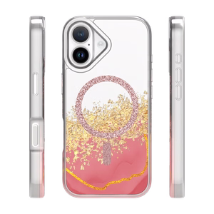 Epoxy Mag maciņš iPhone 17 6,3'' rozā