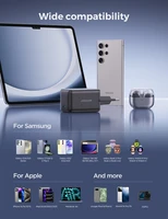 Lādētājs Joyroom JR-TCG18 65W GaN USB-C melns