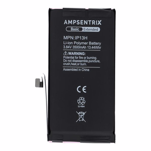 AmpSentrix Basic baterija iPhone 13 (lielas ietilpības 3500 mAh)