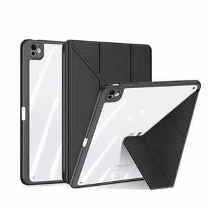 DUX DUCIS planšetdatora apvalks MAGI (m) ar zīmuli uzglabāšanas vietu iPad Pro 11 (2024) - melns (m)