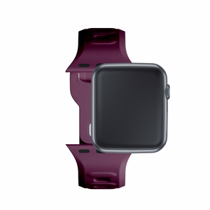 3mk silikona siksniņa Apple Watch, 38/40/41/42 mm, Mulberry, mazais izmērs
