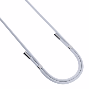 3mk EasyClip tālruņa aukliņa, pelēka (sudraba krāsas furnitūra)