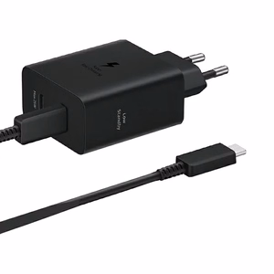 Samsung Power Adapter Duo EP-T5020XBEGEU сетевое зарядное устройство 2x USB-C 50W - чёрное
