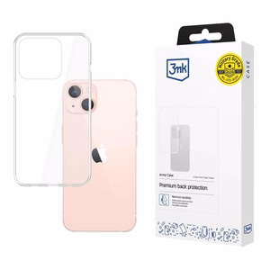 Viedtālruņa apvalks iPhone 14 Plus no 3mk Armor Case sērijas - caurspīdīgs