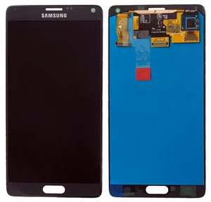 LCD screen Samsung N910 Note 4 ar touch screen Melns original (service pack)