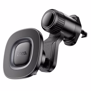HOCO magnētiskais automašīnas turētājs saderīgs ar MagSafe ventilācijas atverei H74 melns metālisks pelēks