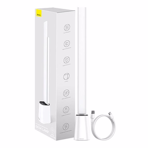 Baseus Smart Eye uzlādējama saliekama lasāmā galda LED lampa (Smart Light) balta (DGZG-02)