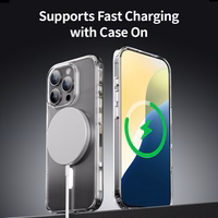 Rock Crystal Series Magnētiskais viedtālruņa apvalks Iphone 16 Plus caurspīdīgs