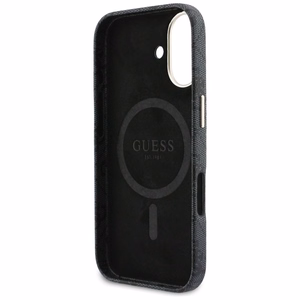 Guess 4G Script MagSafe futrālis iPhone 17 - melns