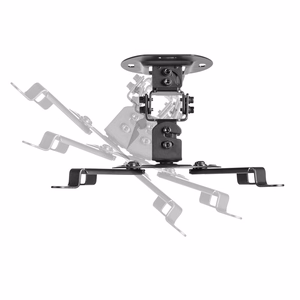 Maclean MC-200 B griestu stiprinājums projektoram, 54–320 mm, līdz 13,5 kg, 360° rotācija