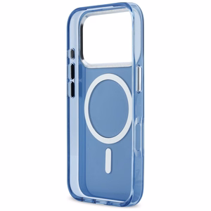 Karl Lagerfeld Karl & Choupette Back MagSafe Maciņš for iPhone 17 Pro - zils