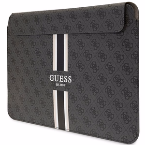 Guess 4G Printed Stripes чехол для ноутбука 16" - чёрный
