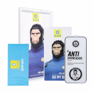 5D Mr. Monkey stikls - Samsung Galaxy S24 Plus melns (Strong Lite)