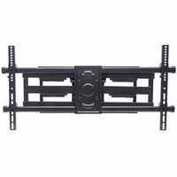 Manhattan TV & Monitor Mount, Wall, Full Motion, 1 screen, Screen Sizes: 37-75", melns, VESA 200x200 to 800x400mm, Max 75kg, LFD, Tilt & Swivel with 3 Pivots, Lifetime Warranty