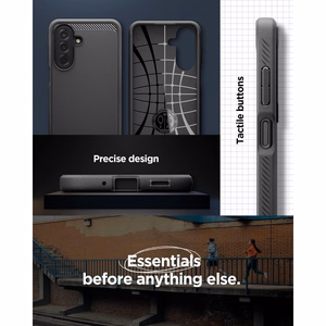 Spigen Rugged Armor maciņš modelim Samsung Galaxy A27 5G – matēti melns