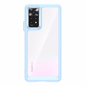 Outer Space viedtālruņa apvalks Xiaomi Poco X5 5G / Redmi Note 12 5G apvalks ar elastīgu rāmi zils