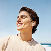 HOCO bezvadu austiņas bluetooth ar skārienekrānu TWS ANC + ENC EQ21 mākoņbalts