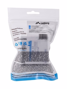Lanberg OU6-0002-W – Cat.6 virsapmetuma kārba ar 2 RJ-45 ligzdām, balta