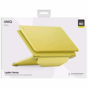Uniq Lyden Versa maciņš modelim MacBook Neo – krāsa: dzeltena