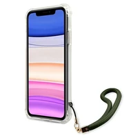 Guess GUHCN61KSARKA iPhone 11 6.1" / Xr zaļš/haki cietais apvalks Camo kolekcija