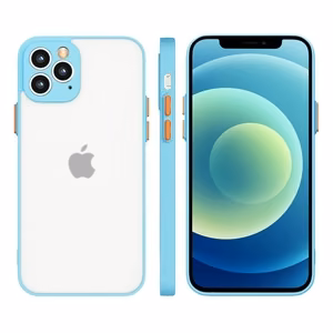 Milky apvalks silikona elastīgs caurspīdīgs apvalks Xiaomi Redmi 9T zils